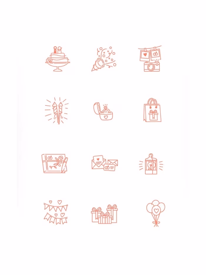 Free Wedding Icon Pack