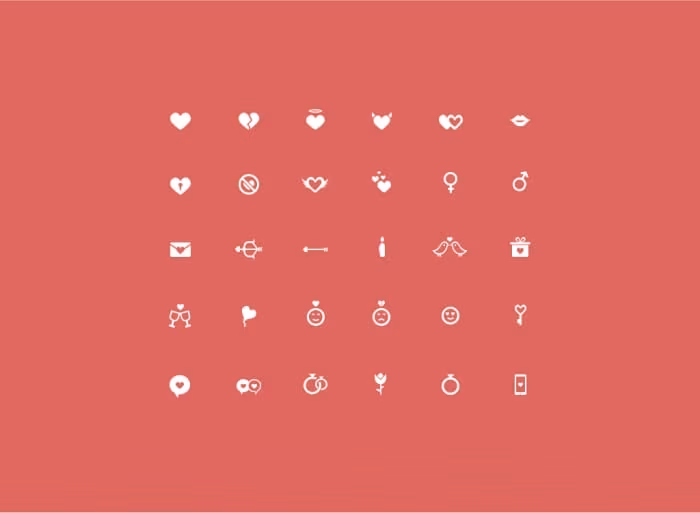 Valentine’s Day Icons