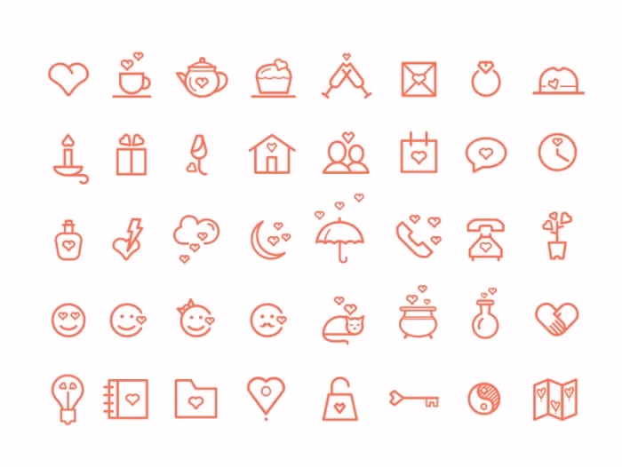 Valentine’s Day Icons