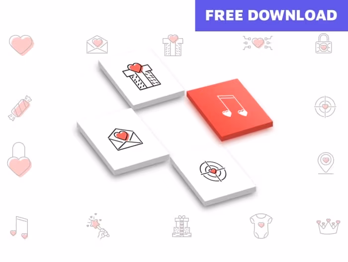 Valentines Icon Set
