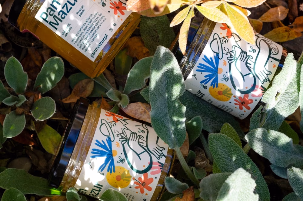 Honey packaging, Aleksandra Badura i Krzysztof Kozak