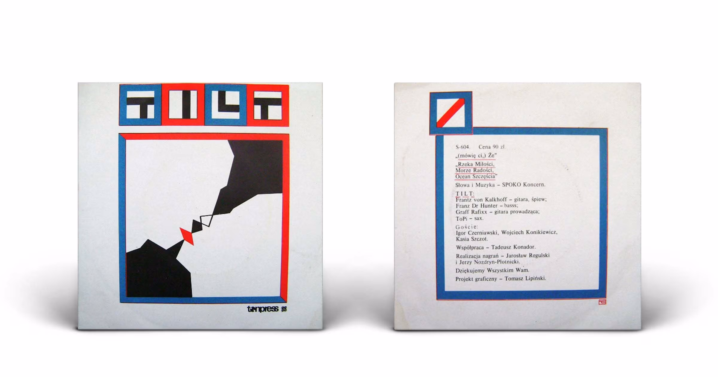 Tilt „(Mówię Ci,) Że”, singiel, Tonpress, 1986