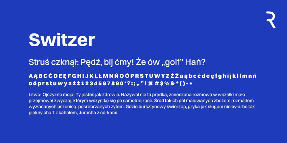 Darmowe fonty z polskimi znakami