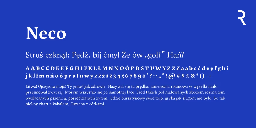 Darmowe fonty z polskimi znakami