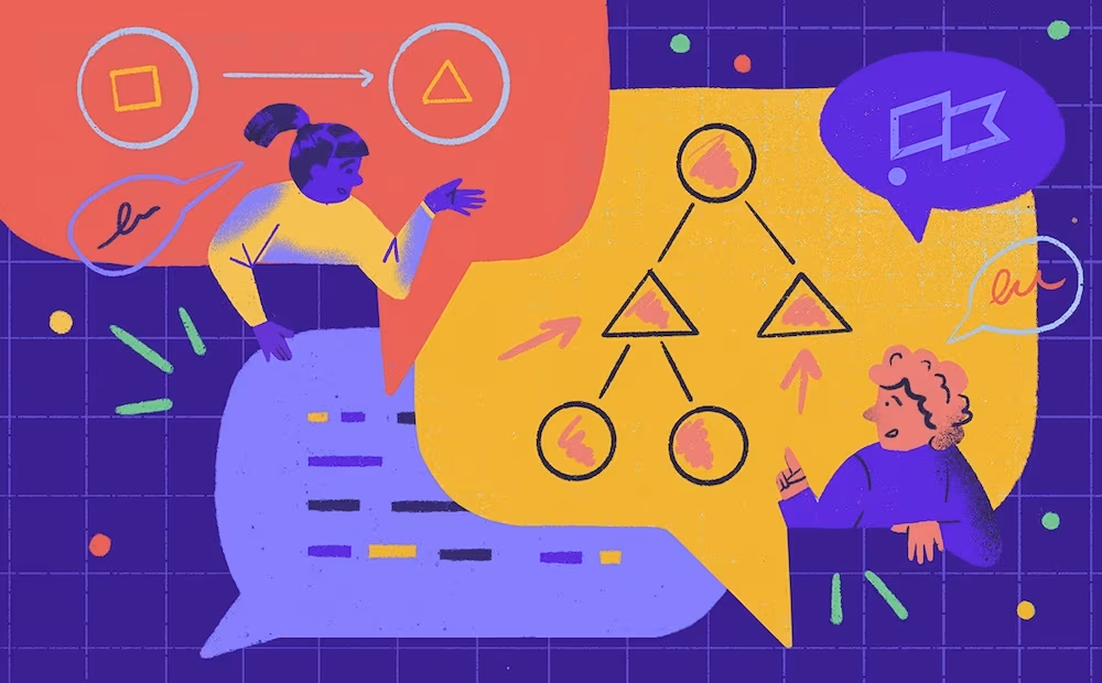 Blog illustrations for Clubhouse, Kasia Bojanowska