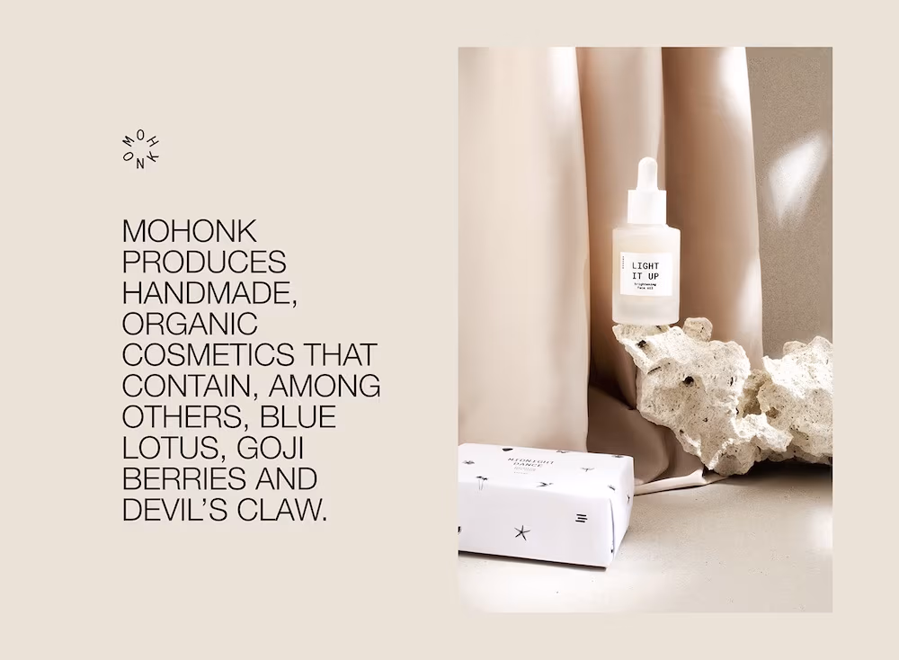 Mohonk - wild skincare branding, OWLSOME STUDIO