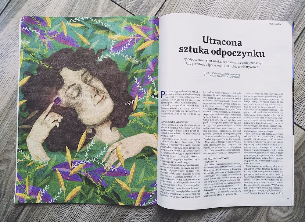 Press illustrations #7, Agnieszka Sozańska