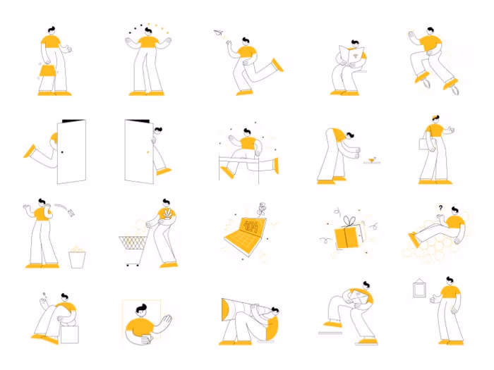 20 Onboarding Illustrations Sketch Resource