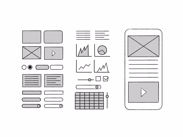Free Figma (Low Fidelity) Hand Drawn Wireframe Kit