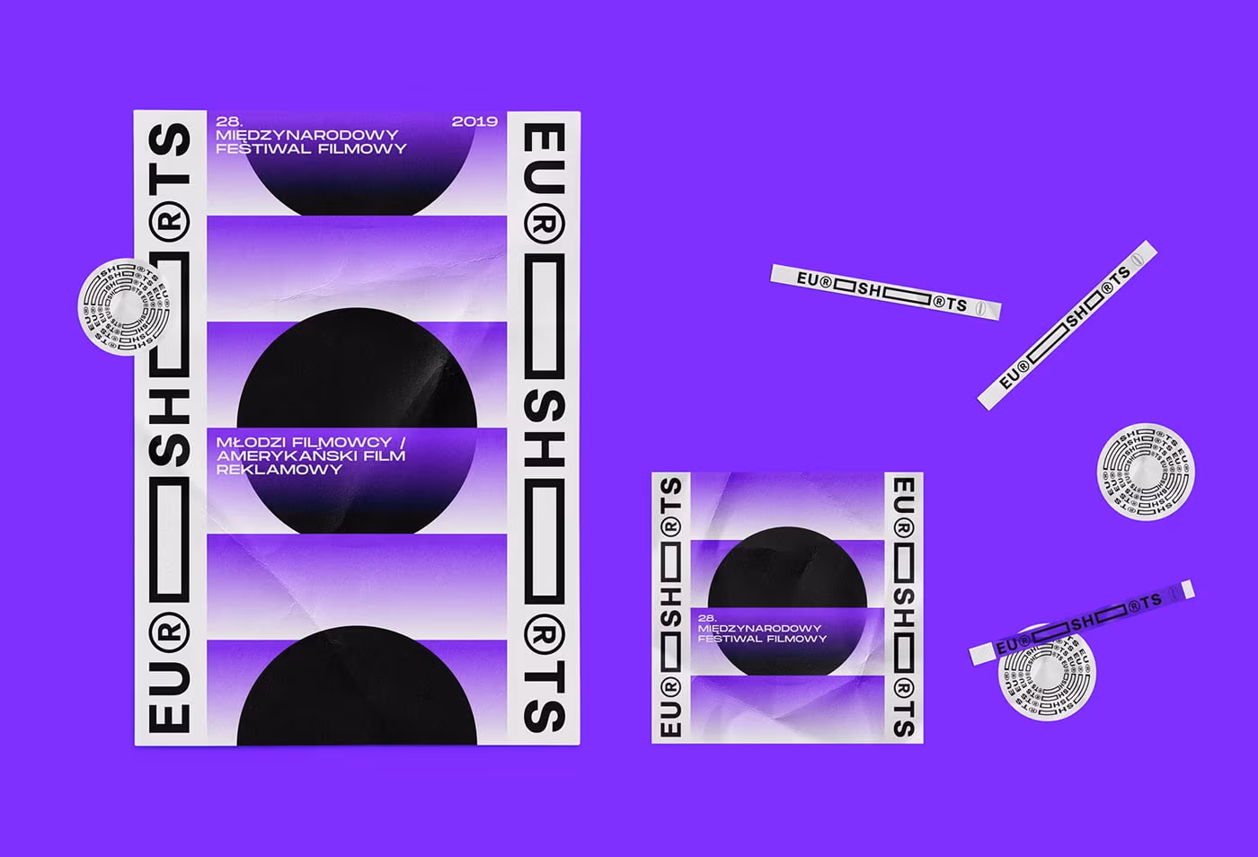 EUROSHORTS film festival - identity concept, Jarosław Dziubek