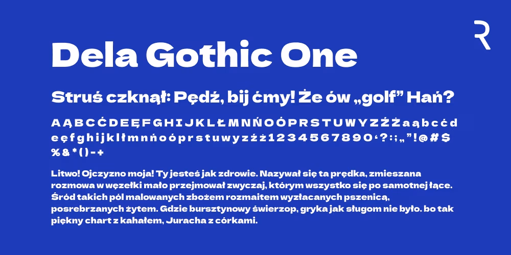 Darmowe fonty z polskimi znakami