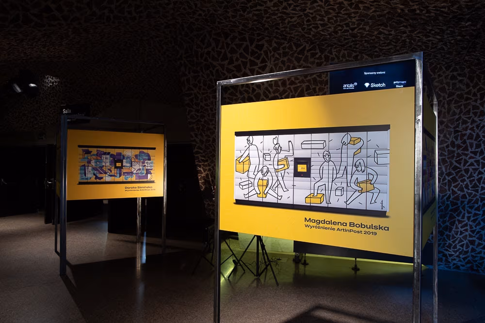 Wystawa ArtInPost na konferencji GrafConf 2019