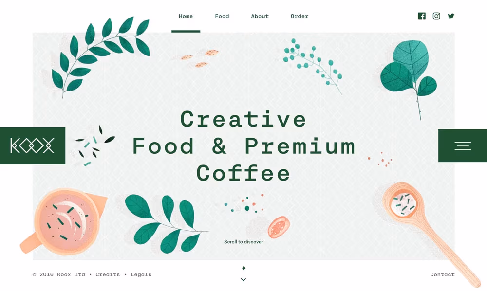 Inspirujące projekty stron restauracji