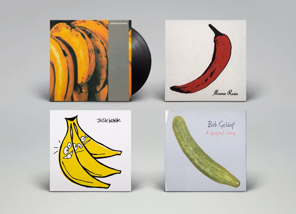 The Charlatans ‎– Between 10th And 11th, 1992 Mama Rosin ‎– Brule Lentement, 2009 Josh Wink ‎– When A Banana Was Just A Banana, 2009 Bob Geldof ‎– A Gospel Song, 1990
