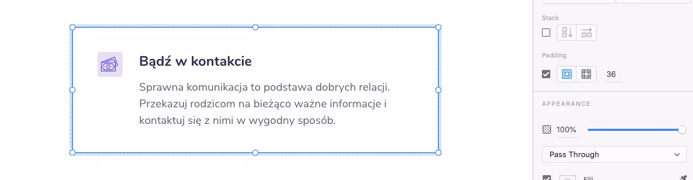 Padding w Adobe XD