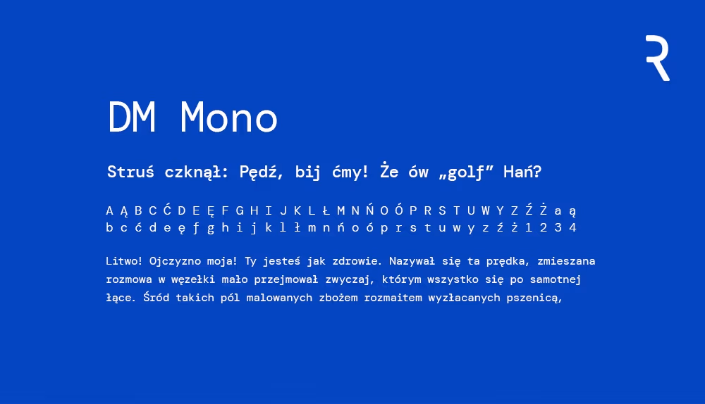 Darmowe fonty z polskimi znakami