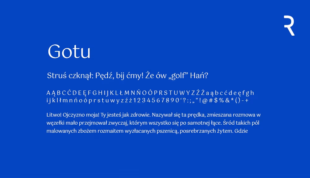 Darmowe fonty z polskimi znakami
