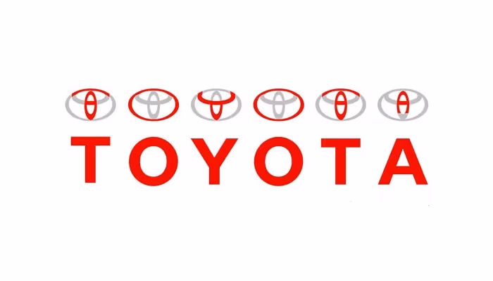 Konstrukcja logo Toyota
