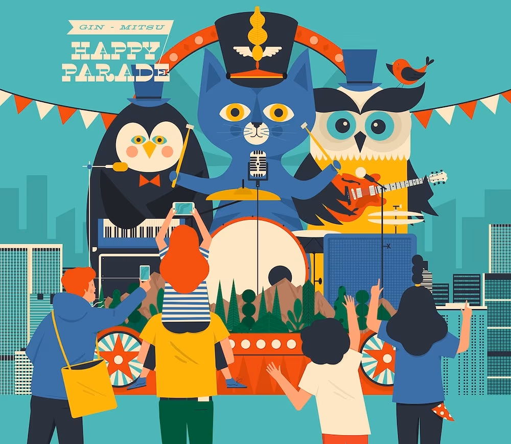 Dawid Ryski „Happy Parade - Gin-Mitsu / Japan”