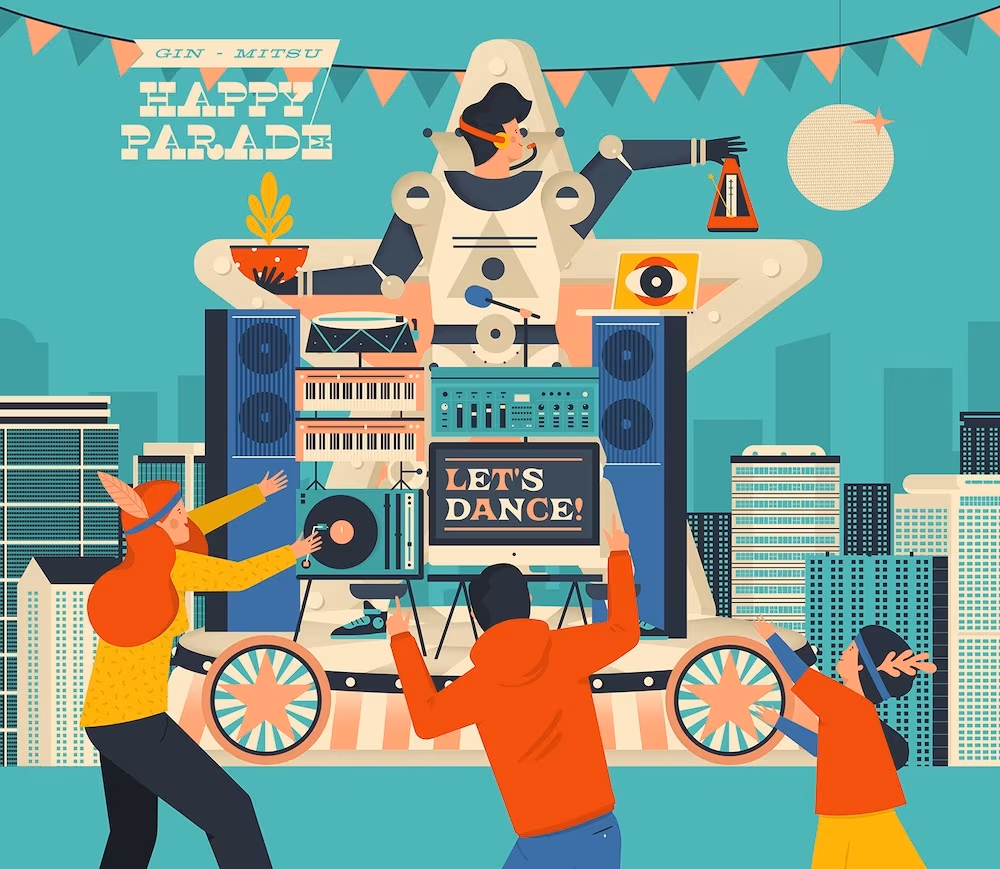 Dawid Ryski „Happy Parade - Gin-Mitsu / Japan”