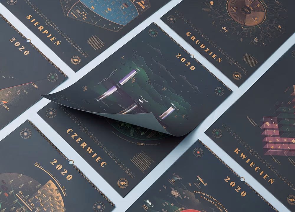 Data visualization calendar, Podpunkt )