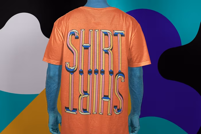 T-shirt Man Mockup Scene Vol2