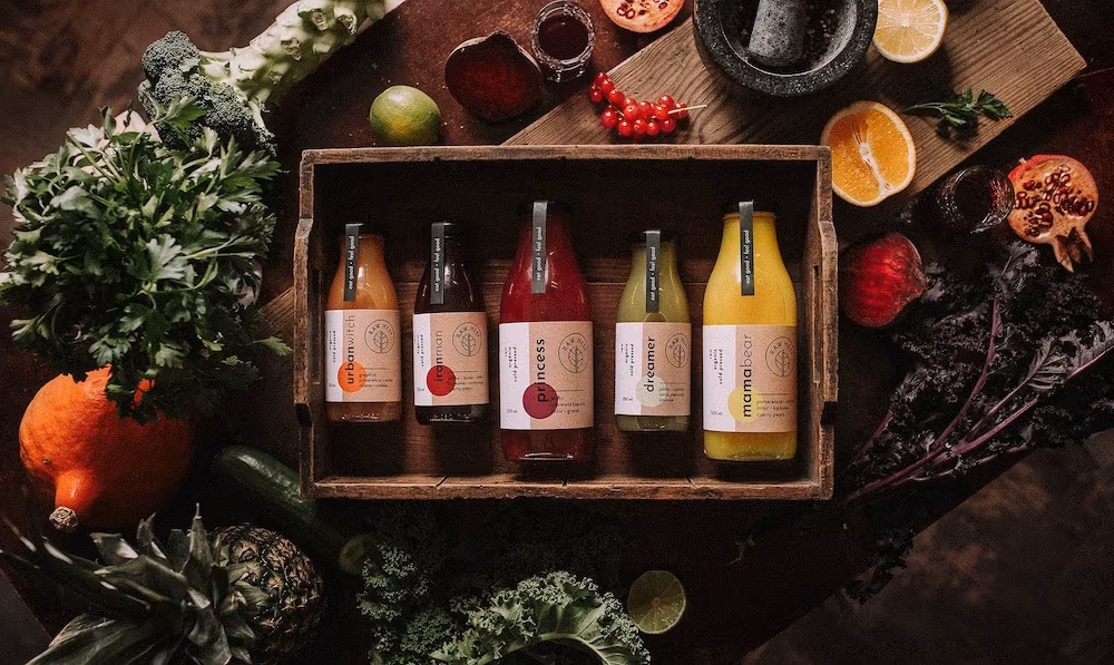 Raw Nest cold pressed juices, Łobzowska Studio