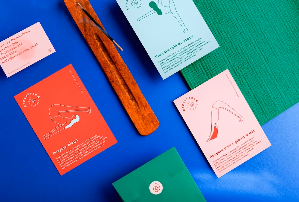 Przestrzeń Yoga Branding, nuo studio