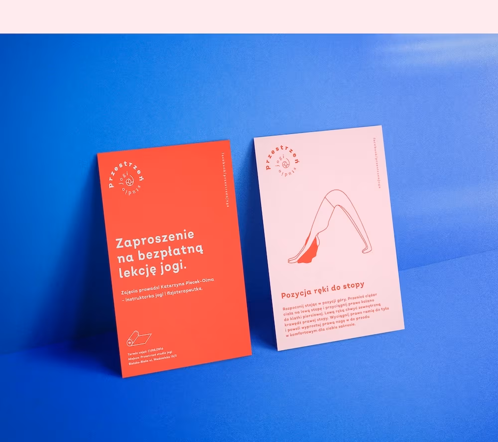 Przestrzeń Yoga Branding, nuo studio
