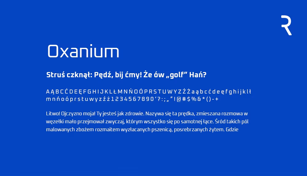 Darmowe fonty z polskimi znakami