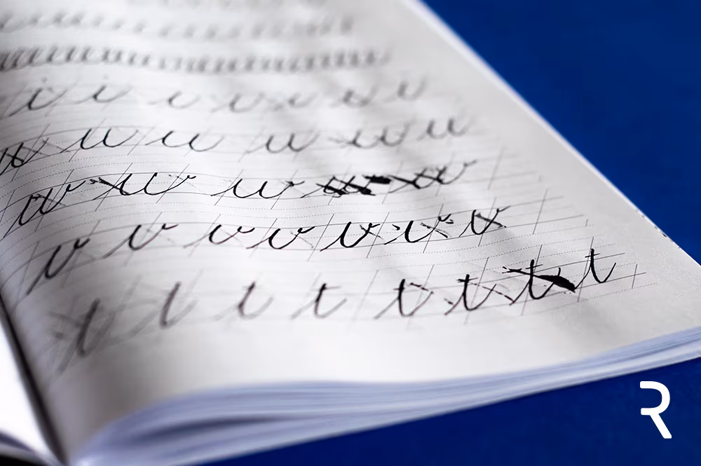 Recenzja zeszytu ćwiczeń do kaligrafii „Piękna Litera. Copperplate script”