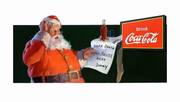 Reklama Coca Cola ze Świętym Mikołajem