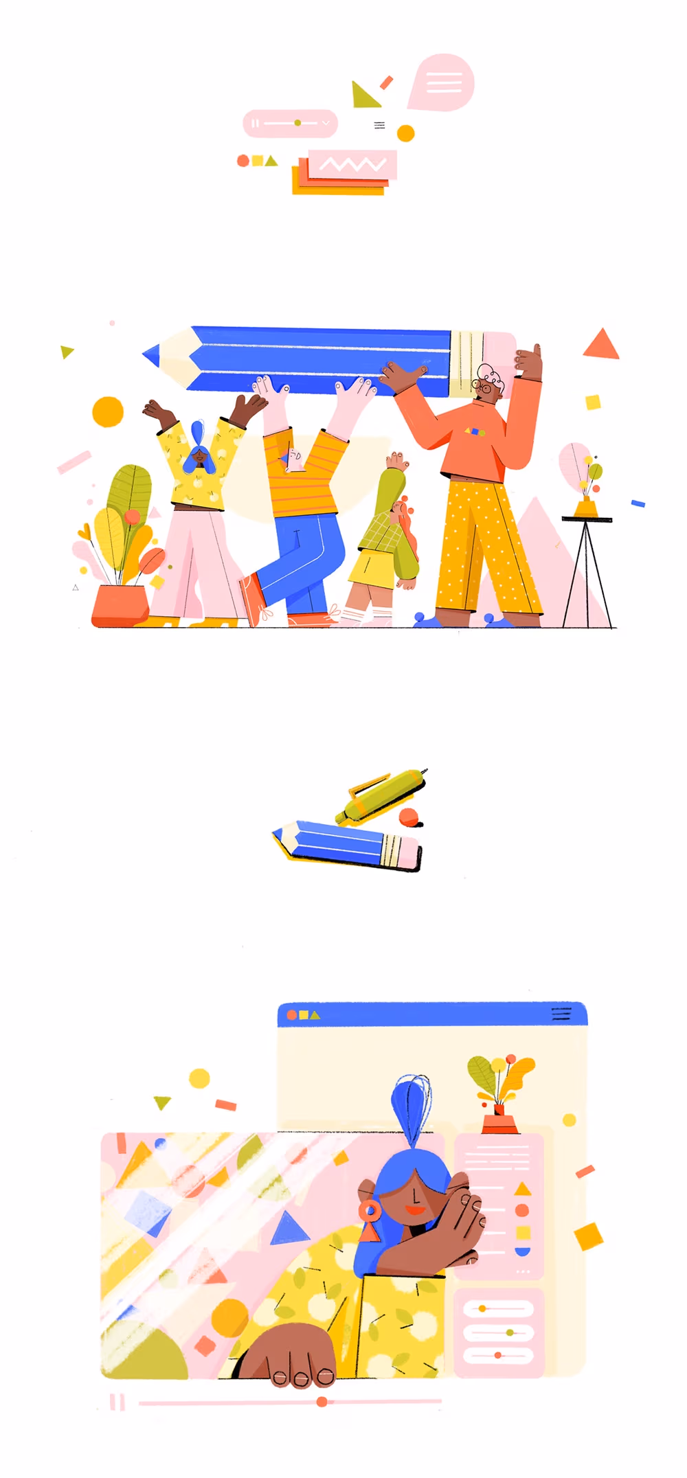 Web illustration, Ola Dobrzyńska
