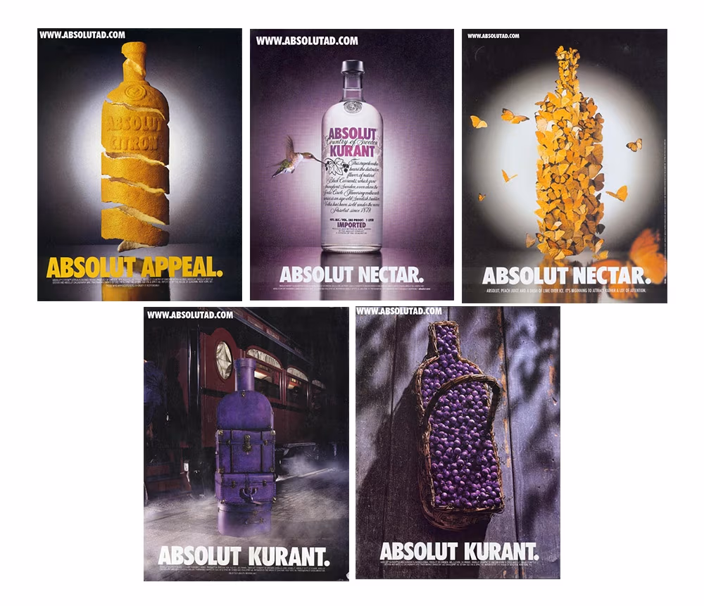 Historia kampanii reklamowej wódki Absolut