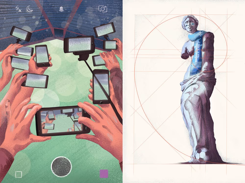 Kopalnia - editorial illustrations 2017, Jakub Cichecki