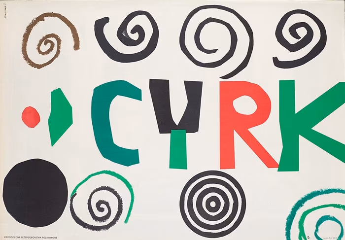 Plakat 1. Henryk Tomaszewski, Cyrk, 1961