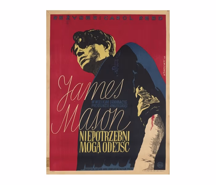 Plakat 4: Henryk Tomaszewski, Plakat do filmu Niepotrzebni mogą odejść, 1947