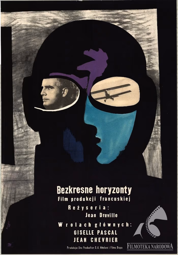 Plakat 7: Wojciech Fangor, Plakat do filmu Bezkresne Horyzonty, 1952