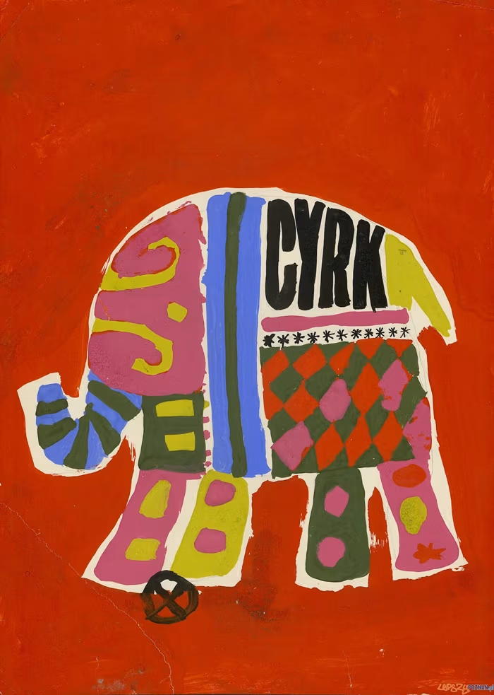 Jan Młodożeniec, Cyrk (słoń), 1965