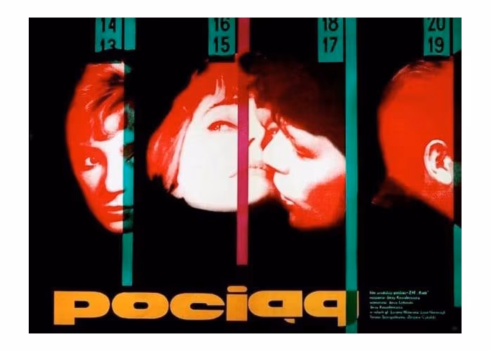 Wojciech Zamecznik, Plakat do filmu Pociąg, 1959
