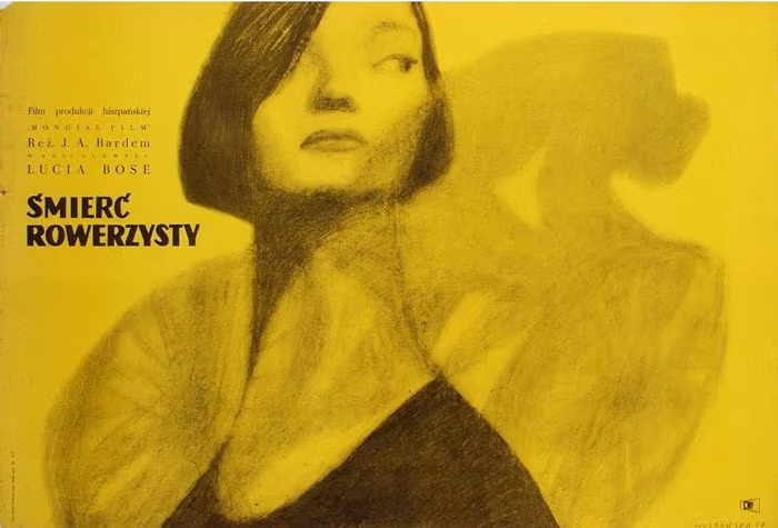 Anna Huskowska, Plakat do filmu Śmierć rowerzysty, 1957