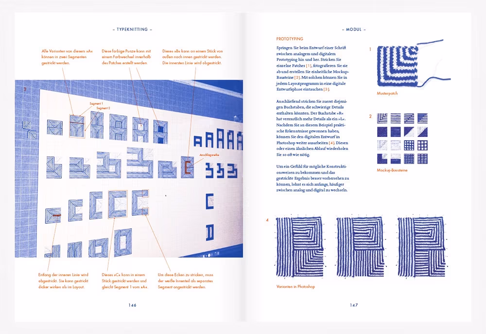 Pixel, Patch und Pattern: Typeknitting — Rüdiger Schlömer z Zurychu