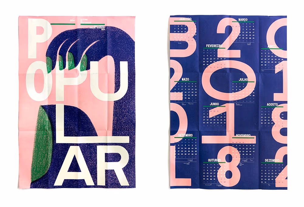 Oficinas de criatividade Sesc Pompeia 2018 — studio Bloco Grafico z São Paulo, Brazylia