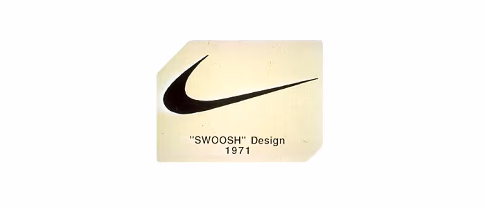 Logo Nike z 1971 roku
