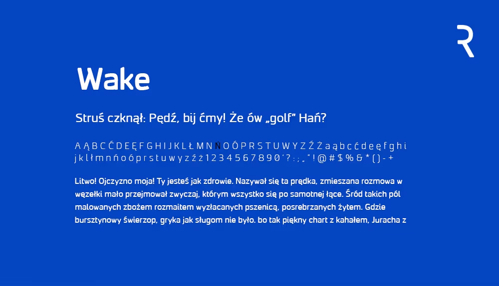 Darmowe fonty z polskimi znakami