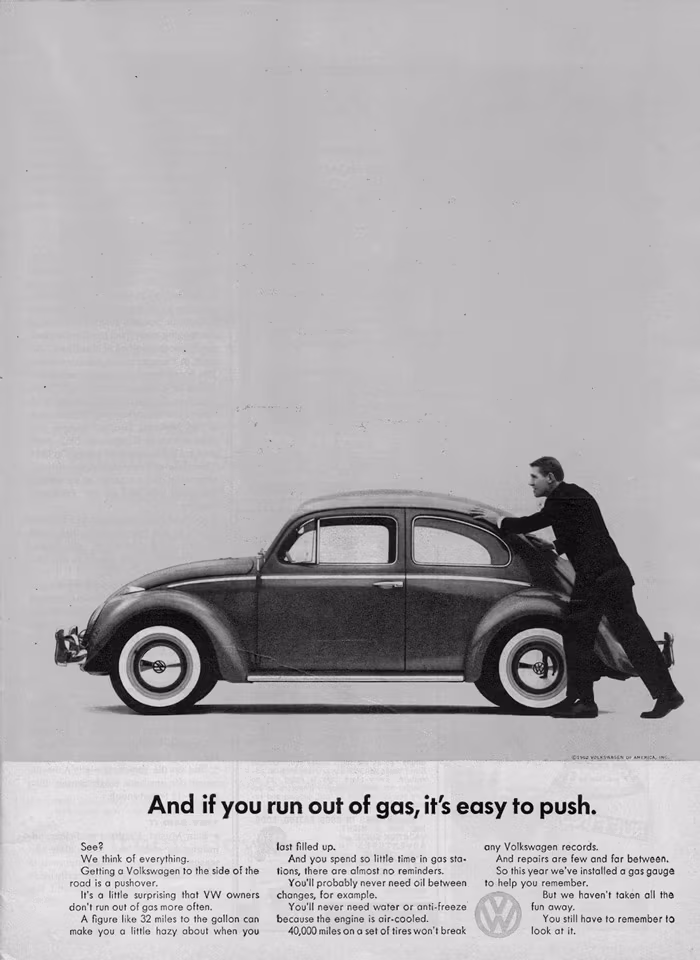 Reklama Volkswagena Garbusa