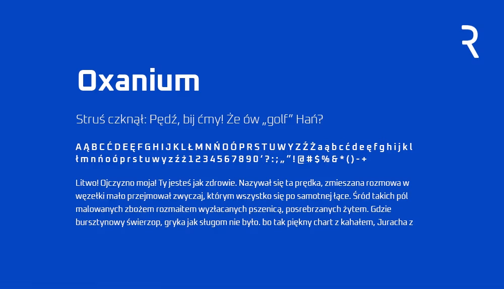 Darmowe fonty z polskimi znakami