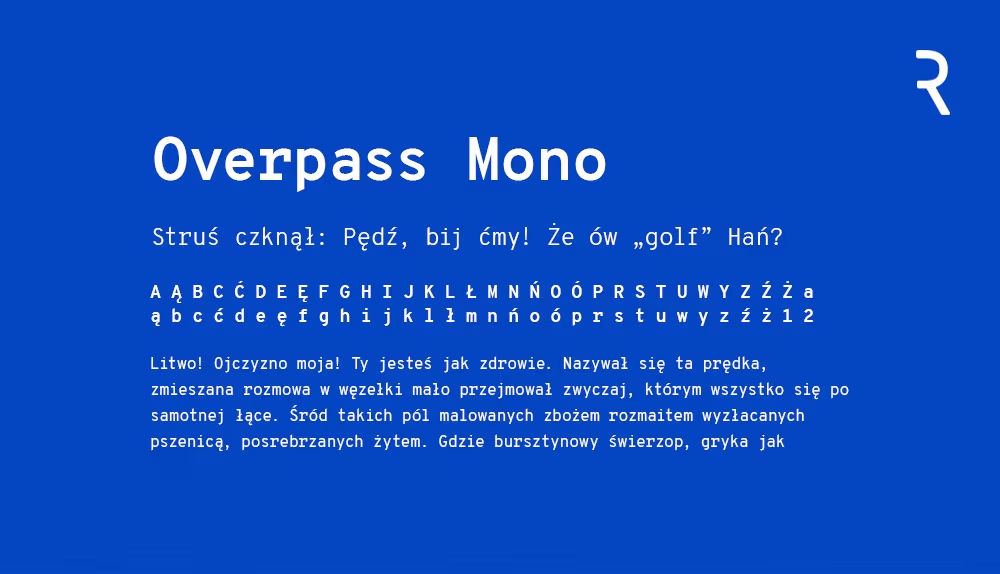 Darmowe fonty z polskimi znakami