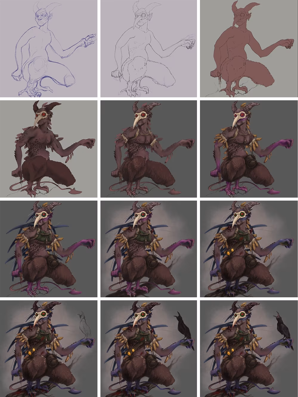 Concept art postaci konkursowej