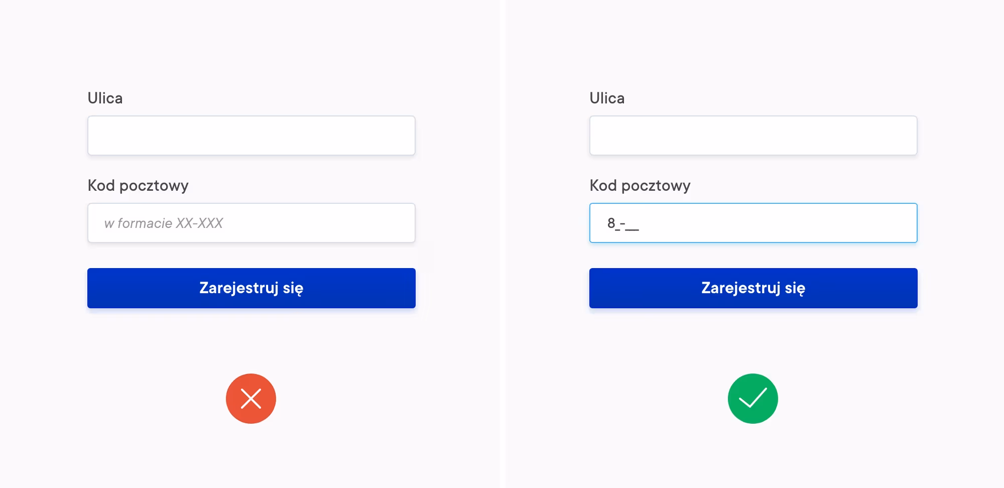 Jak projektować formularze internetowe? Formatka w inpucie